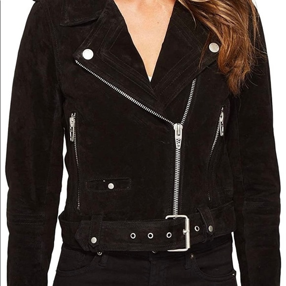 blanknyc suede moto jacket! - size M - Picture 2 of 4